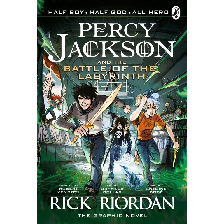 Uncover Percy Jackson’s Adventure: Battle of the Labyrinth Graphic Novel